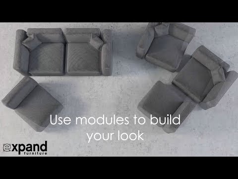 Modern Soft Cube Modular Sofa Set