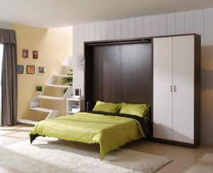 Revolving Murphy Bed With Bookcase For Sale In Montreal