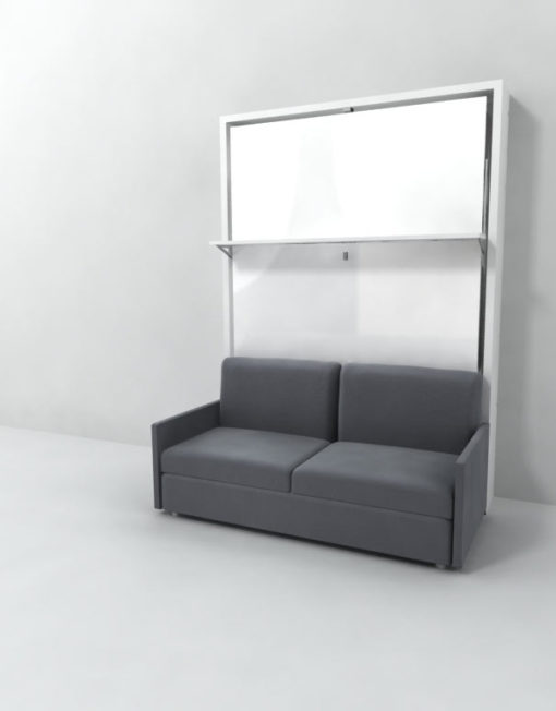 Expand-Furniture-Italian-Muprhy-Bed-over-Sofa-with-floating-shelf