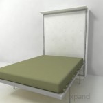 Italian revolving wall bed open