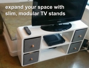Expand your space with modular TV stands