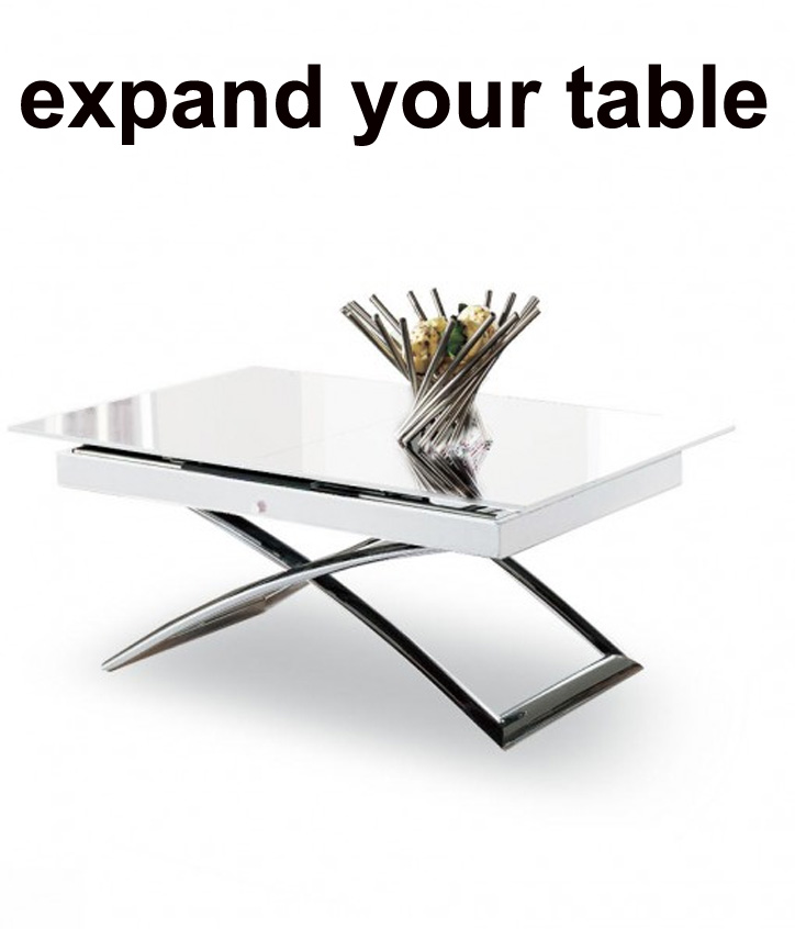 Expanding tables by expand furniture