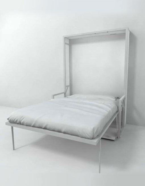 Free-Standing-Wall-Bed-Desk-Vertical-Queen-open
