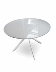 Tide-round-extension-white-glass-table-with-metal-legs