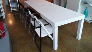 Pillar Dining Table that Extends to Seat 12