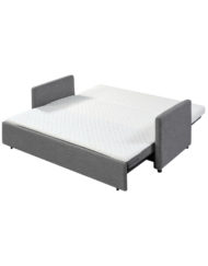 Harmony 2 - King size sofa bed with comfortable memory foam even sleep - New Iron Grey fabric