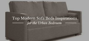 Top Modern Sofa Bed Inspirations for the Urban Bedroom