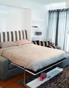 sectional wall bed space saving