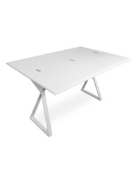 Mondrian-open-Desk-in-white-gloss-with-white-legs