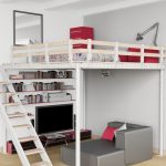 The loft system is a great way to save space