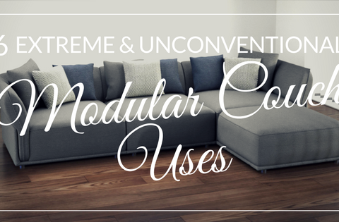 6 extreme and unconventional modular couch uses