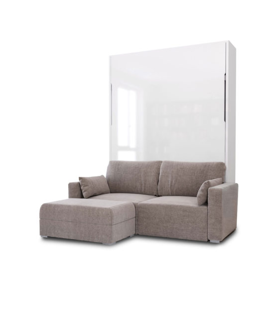 MurphySofa-Minima-Double-wall-bed-sofa-in-basket-beige-fabric