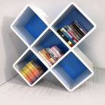 L210 – X Shaped Bookcase