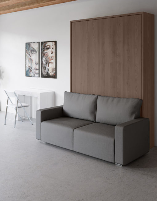 MurphySofa-Clean-with-walnut-frasin-finish-and-grey-sofa