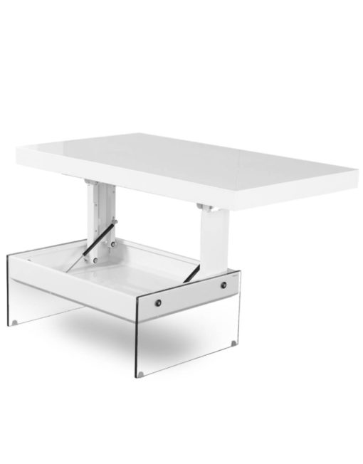 Cadence-Table-in-white-gloss-with-glass-sides