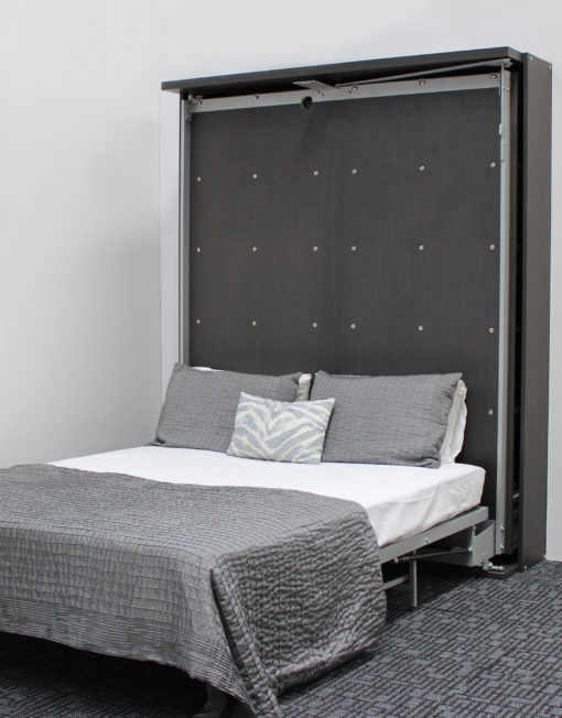 compatto-revolving-wall-bed-tv-bookshelf-opened-into-bed-mode