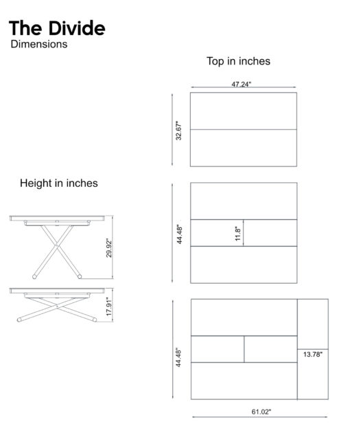 The-divide-table-sizes-in-inches
