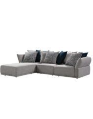 4 module sectional stratus sofa includes a large ottoman