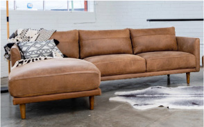Modular leather sofa sale