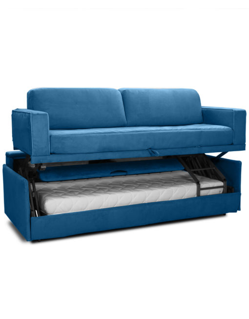 Dormire v2 from Italy - Double decker sofa bunk bed Expand Furniture - Roma 26 Royal Blue